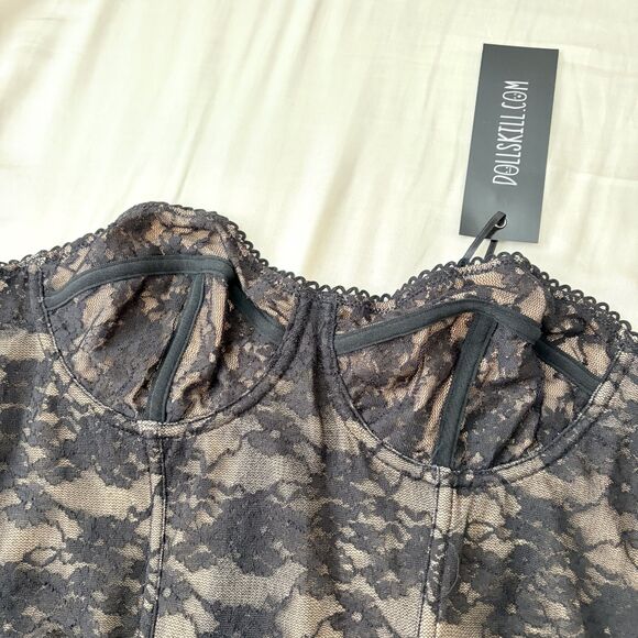 Dolls Kill Total Siren Lace Corset Top NWT - Picture 2 of 5